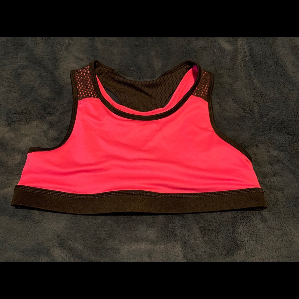 Black & Pink Avia Sports Bra